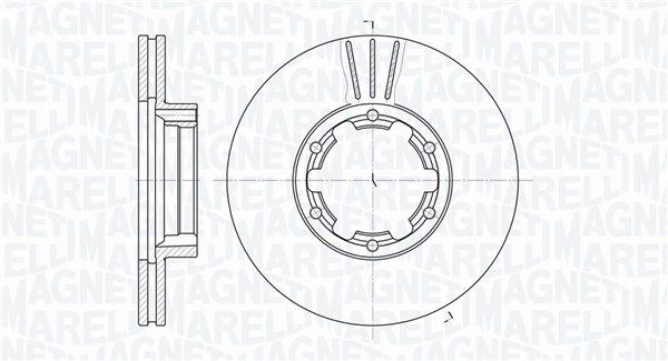 MAGNETI MARELLI Jarrulevy 361302040378